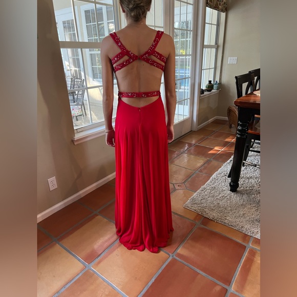 Red Formal Dress - Picture 2 of 2